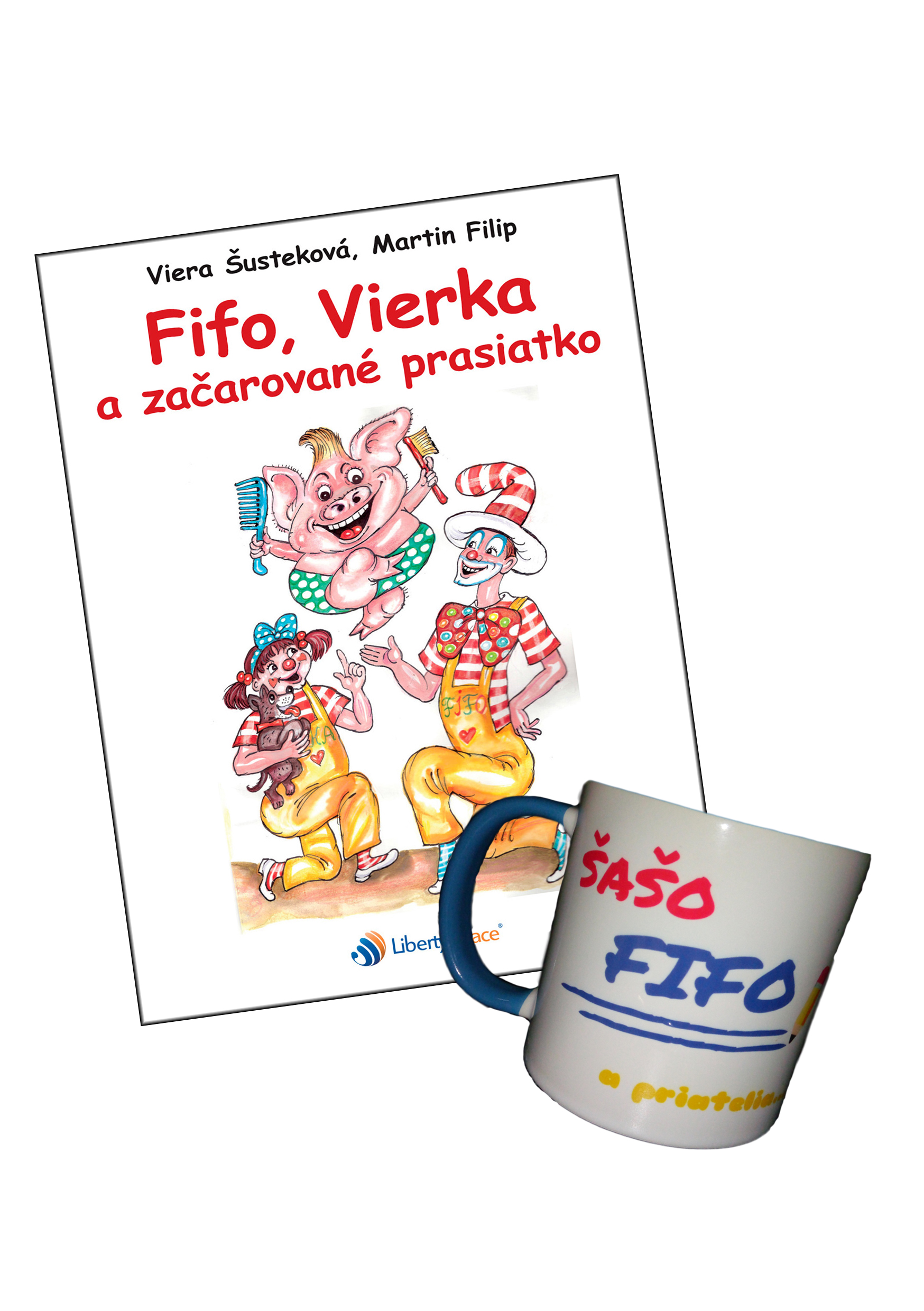 AKCIA knižka + hrnček Fifo a Vierka
