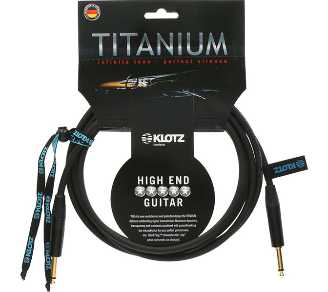 Gitarový kábel KLOTZ, 3m, Titanium, TI-0300PR