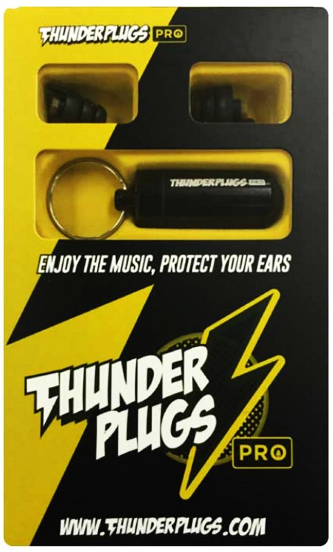 Thunderplugs Propack 3.0 Ochrana sluchu Čierna