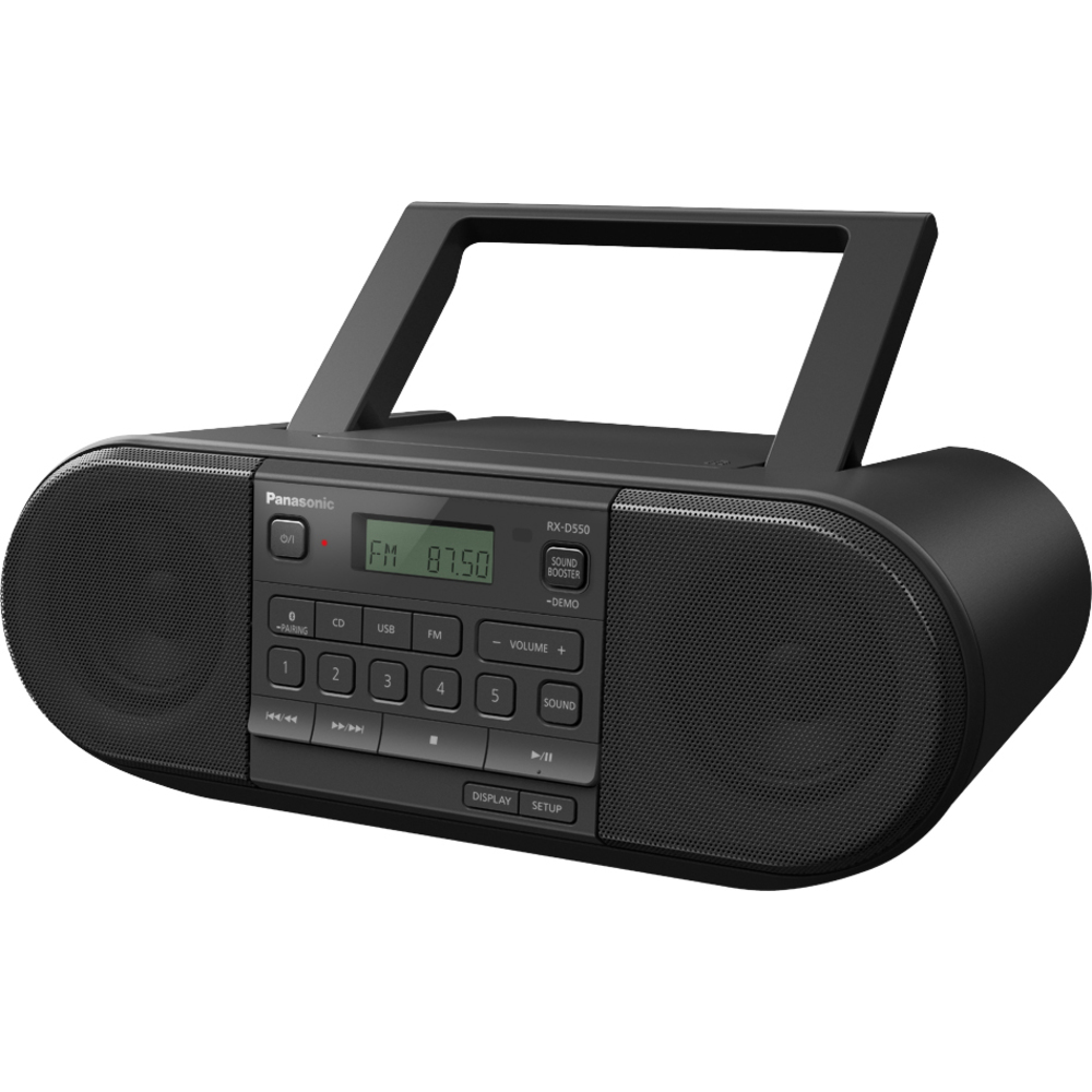 RX-D550E-K prenosné rádio s CD PANASONIC