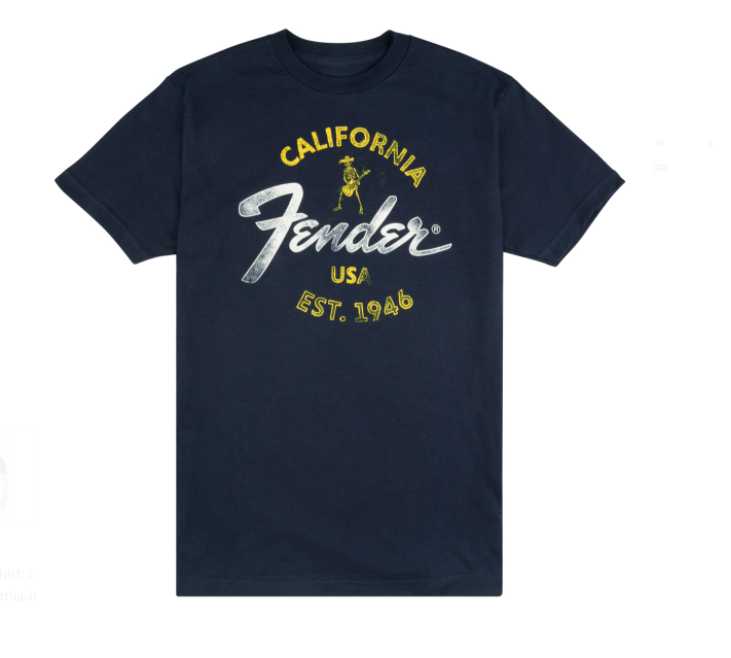 919-0117-606 FENDER tričko Baja Blue XL