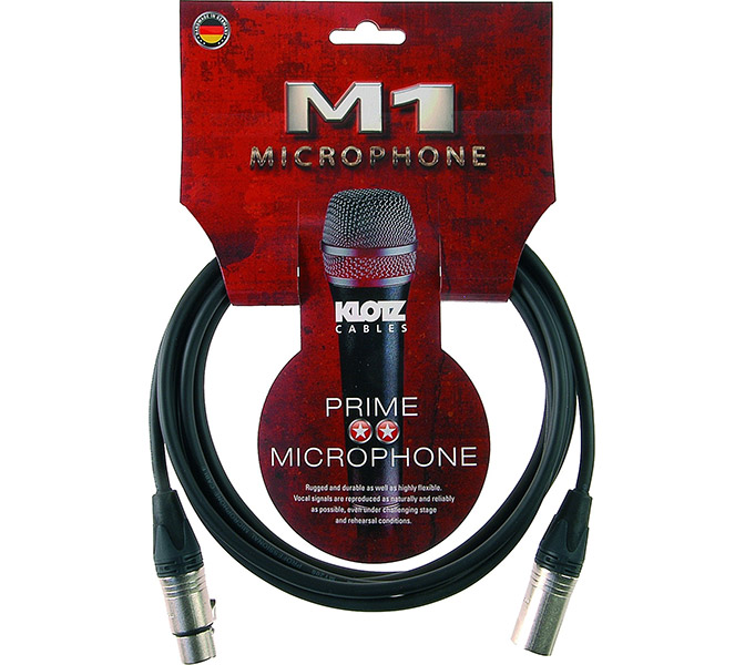 KLOTZ - M1K1FM0300 - mikrofónny kábel 3 m; XLR(F) - XLR (M); XLR-KLOTZ