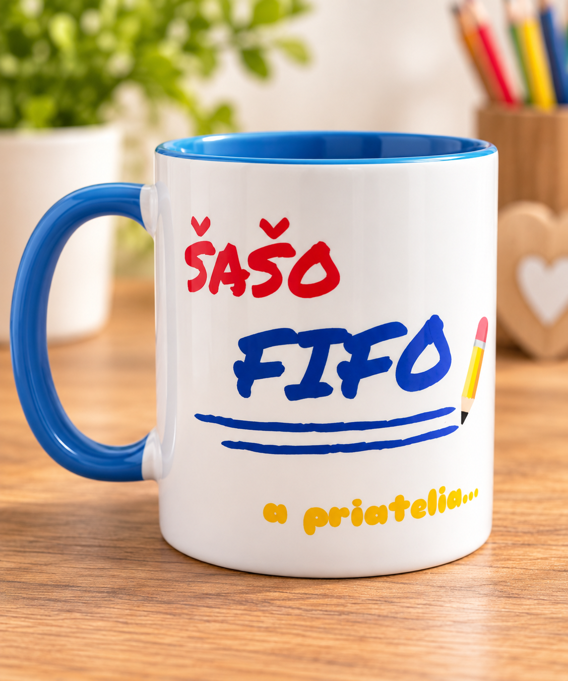Hrnček s logom Šašo Fifo a priatelia