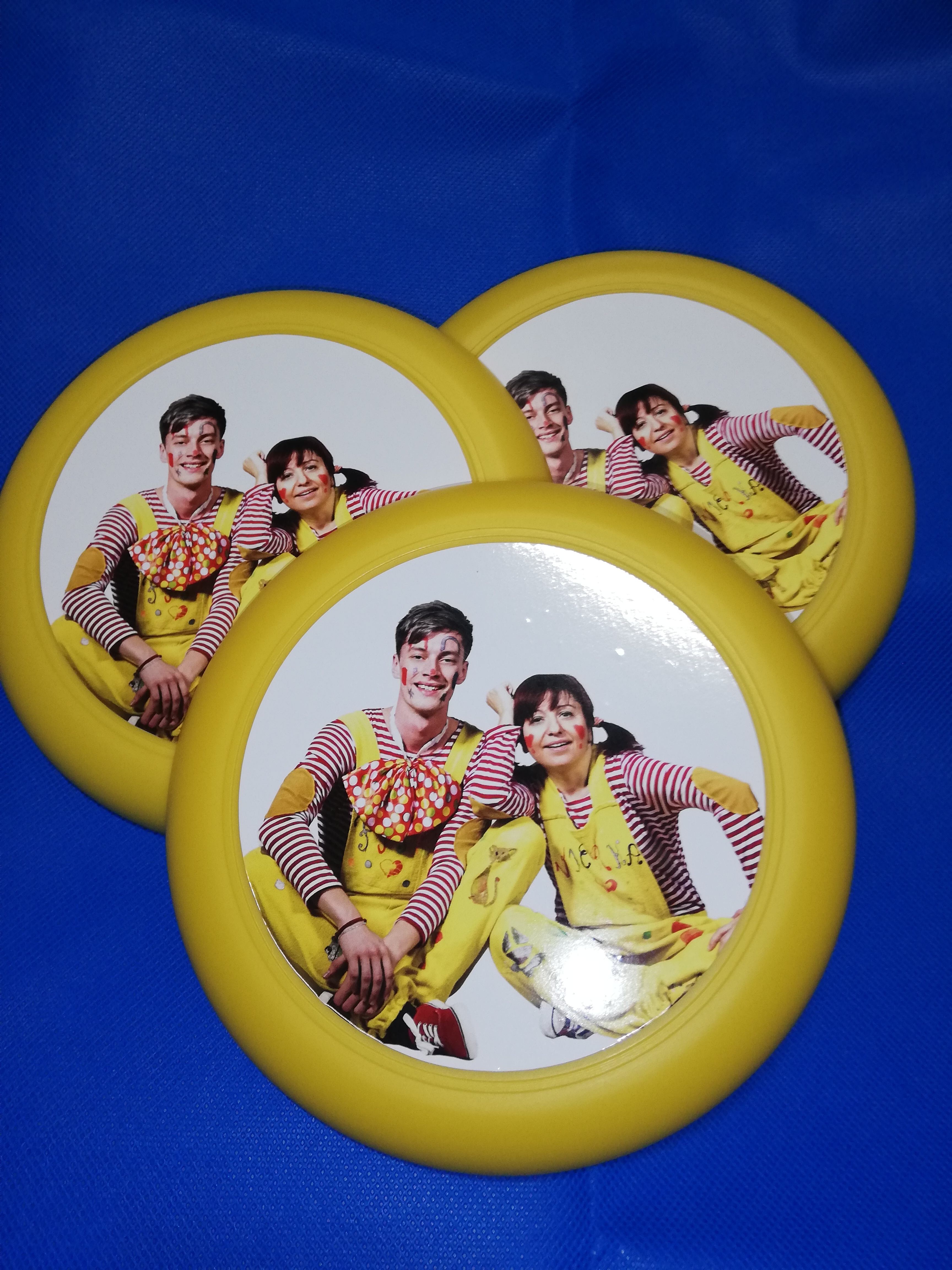 Frisbee Fifo a Vierka, žltá