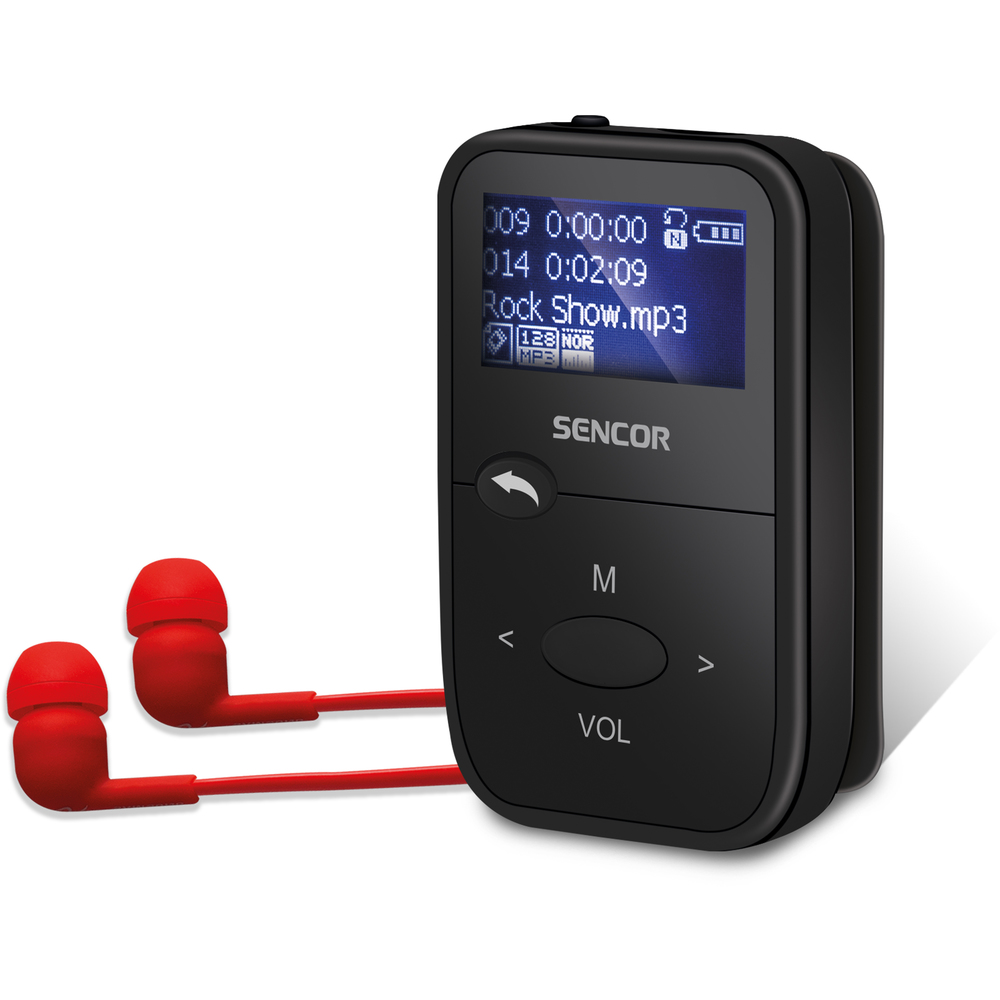 SFP 4408  MP3 prehrávač 8GB SENCOR