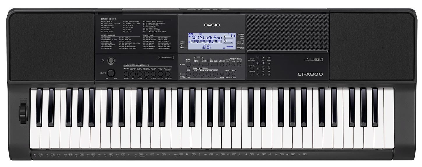 CT X800 klávesy s dynamikou + AD CASIOVVVVVVVVVVVVV