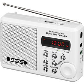 SRD 215 RÁDIO S USB/MP3 SENCOR